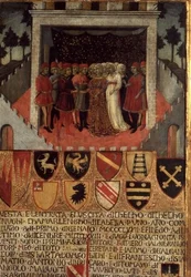 Hääjuhla, Sienese, n. 1400