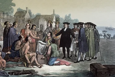 William Penn, noin 1820 (kaiverrus).