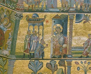 Maagien palvominen (mosaiikki)