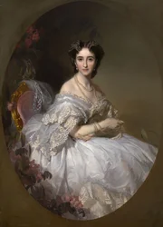 Muotokuva Anastasia Ushakovasta, syntynyt Koni 1824-1902
