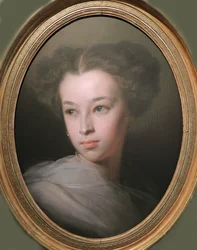 Natalia Aleksandrovna Puškinan muotokuva, Merenbergin kreivitär 1836-1913, runoilijan tytär, 1849
