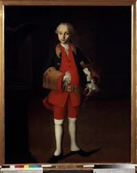 Guillaumen (William) Graf von Fermorin (1704-1771) muotokuva (Wilhelm Graf von Fermorin muotokuva) - Ivan Yakovlevich Vishnyakov (Vishniakov) (1699-1761) maalaus, öljy kankaalle, noin 1750, venäläinen taide 1700-luku