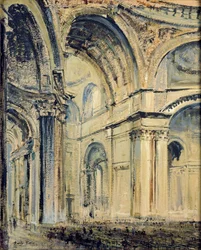 Pyhän Paavalin katedraalin sisustus, 1910