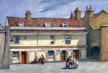 The Ship Aground -pubi, Wolseley Street, Bermondsey, Lontoo, n. 1875.