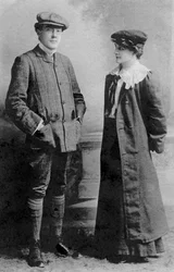 Mabel Hackney ja Laurence Irving, 1907.