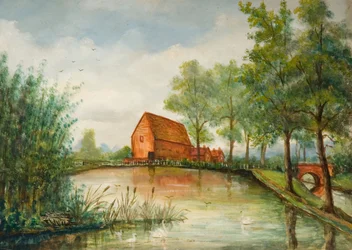 Old Pebble Mill Pool, Birmingham, 1800-luku.