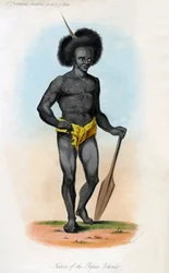 Kotoisin Papua-saarilta, n. 1840.