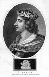 Englannin kuningas Edward V, 1804.
