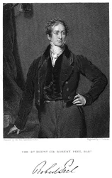 Robert Peel, 1800-luvun brittiläinen valtiomies