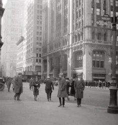 Lower Broadway, New York City, USA, 1900-luku