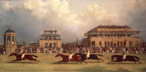 Doncaster Gold Cup vuodelta 1838 (öljy kankaalle)