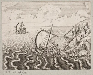 Kuvitus Adam Oleariukselle, "Persialainen Rosenthal, nerokas runoilija Schich Saadi […]", Schleswig 1660