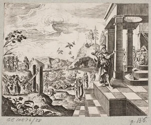 Kuvitus Adam Oleariukselle, "Persialainen Rosenthal, nerokas runoilija Schich Saadi […]", Schleswig 1660