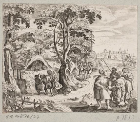 Kuvitus Adam Oleariukselle, "Persialainen Rosenthal, nerokas runoilija Schich Saadi […]", Schleswig 1660