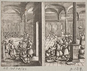 Kuvitus Adam Oleariukselle, "Persialainen Rosenthal, nerokas runoilija Schich Saadi […]", Schleswig 1660