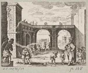 Kuvitus Adam Oleariukselle, "Persialainen Rosenthal, nerokas runoilija Schich Saadi […]", Schleswig 1660