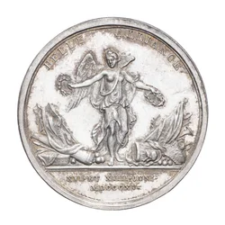 Mitali Wellingtonin herttuan ja kenttämarsalkka von Blücherin muistoksi 1815, n. 1815 (hopeaa)