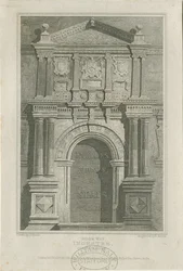 Ingestre Hall - Oviaukko: kaiverrus, nd [c 1821] (tulostus)