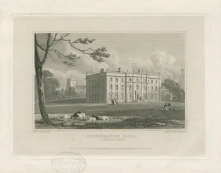 Swynnerton Hall: kaiverrus, nd [c 1821] (painettu)