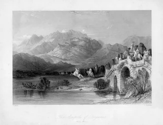 Pergamum Bergaman akropolis, Turkki, 1800-luku.