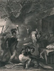 Druidien verilöyly, 1800-luvun puoliväli.