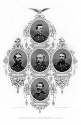 Unionin sisällissodan kenraalit itäosissa, 1862-1867.