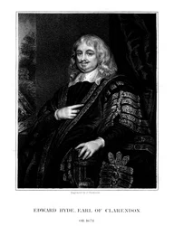Edward Hyde, Clarendonin ensimmäinen jaarli, englantilainen historioitsija ja valtiomies, 1824.