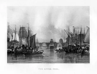 The Upper Pool, Lontoo, 1800-luku.