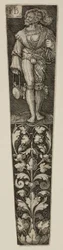 Beina de punyal amb un Landsknecht finlandès