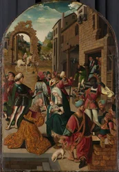Maagisten palvominen, noin 1510 (öljy paneelille).