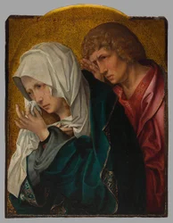 Neitsyt ja Johannes evankelista, noin 1520 (öljy paneelille).