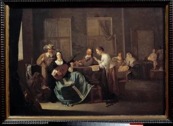 Konsertti. Jacob Duckin (1600 - 1660) maalaus Ec. Flam.