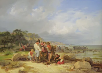 Kalastajat Probsteissa, 1835 (öljy kankaalle)