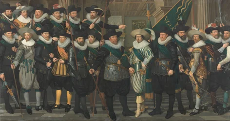 Kapteeni Jacob Pieterszn Hooghkamerin ja luutnantti Pieter Jacobszn van Rijnin komppanian kansalaisvartijat