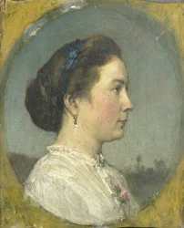 Taiteilijan vaimon Catharina Hendrika Hornin muotokuva