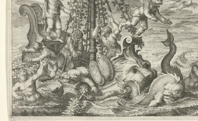Bacchus muuttaa sieppaajansa delfiineiksi