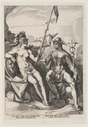 Pallas Athena ja Merkurius