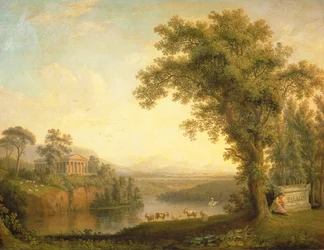 Antiikkimaisema ja Phaetonin hauta, 1785