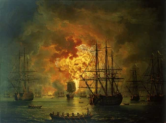 Turkin laivaston tuhoutuminen Chesman lahdella, 1772