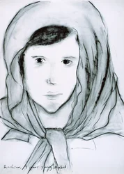 Rachsar, Kabul, Afganistan, 2002 (hiili paperilla)