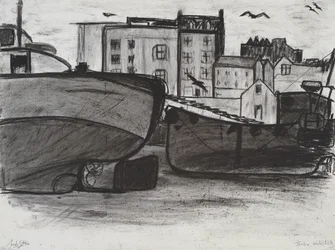 Tenby, 1994 (hiili paperilla)