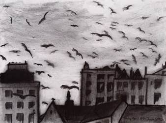 Tenby, 1994 (hiili paperilla)