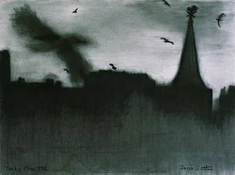 Tenby, 1994 (hiili paperilla)