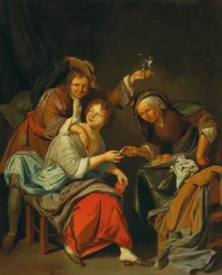 Bordelli kohtaus.