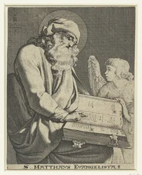 Evankelista Mattheüs S. Matthaeus Evangelista (otsikko esineessä)