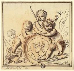 Putti ja medaljonki