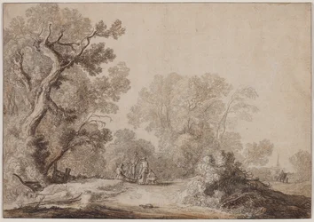 Talonpojat metsän reunalla, n. 1630.