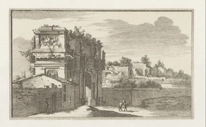 Konstantinuksen kaari Roomassa Rooman näkymät (sarjan nimi) La Galerie agreable du mond (...) divisée en LXVI tomes...Cette partye comprend le Rome moderne (sarjan nimi) Magesyn der Italianense -rakennukset (sarjan nimi)
