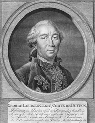 George Louis Leclerc, kreivi De Buffon, 1774.