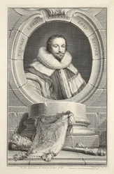 Thomasin muotokuva, Lord Coventry, kuvitus teoksesta Heads of Illustrious Persons of Great Britain, pub. kirjoittanut Knapton, Lontoo 1742